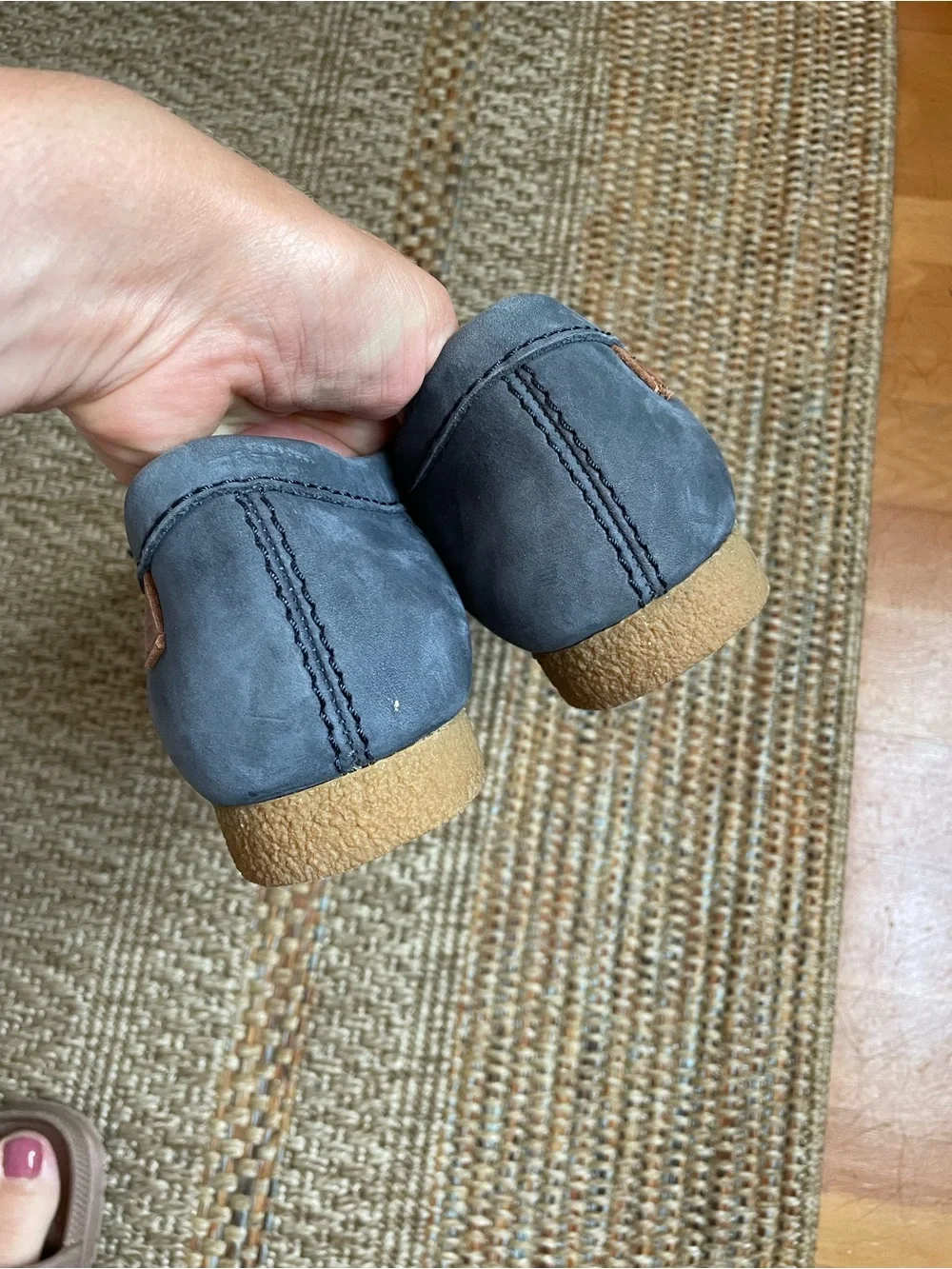 Clarks Men’s Dark Gray Suede Chukka Boots